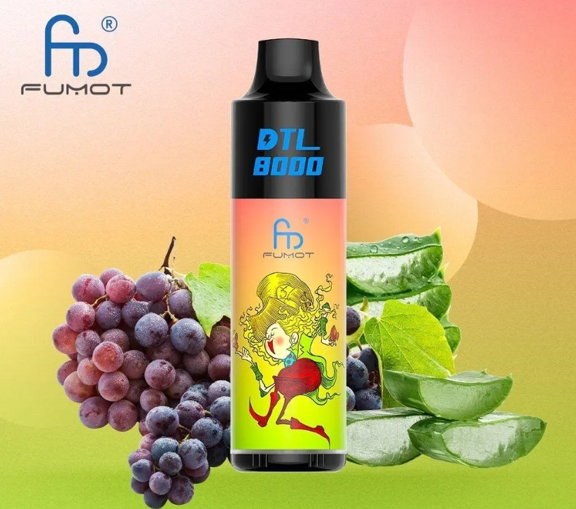 Fumot DTL 8000 Puffs Vape - winogrono aloesowe: nowoczesna definicja stylu i smaku na polskim rynku 2025